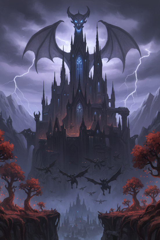 Düsteres Fantasy Bild (passend für eine Convention) (ohne text)